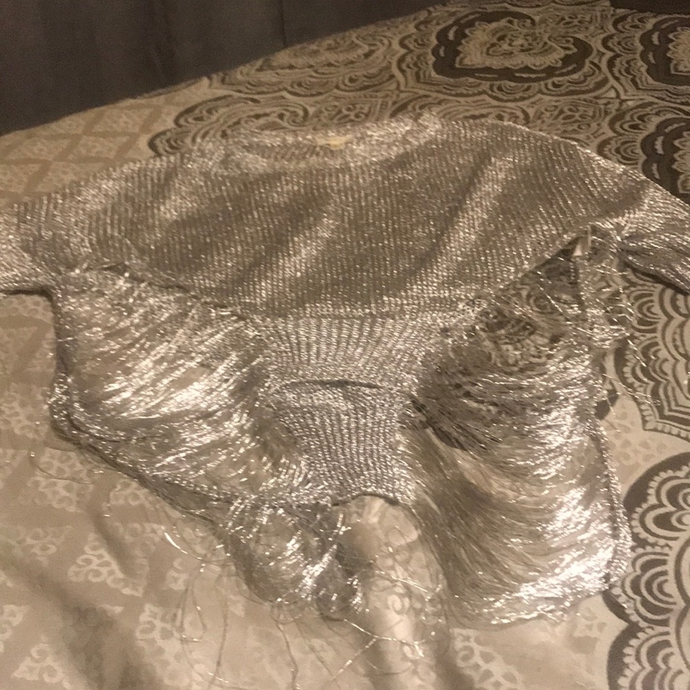 Silver Shimmer Top